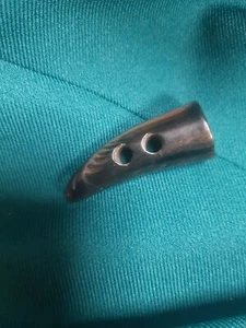 Large Black toggle X1 button. Rare size great colour - Picture 1 of 2