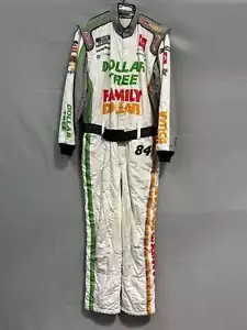 Jimmie Johnson #84 2024 Dollar Tree Family Dollar Nascar Crew tuta antincendio C-50 W-38 - Foto 1 di 2