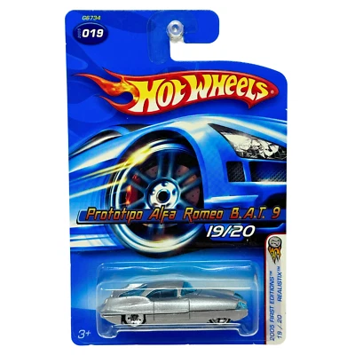 Hot Wheels 2005 первое издание прототип Alfa Romeo B.A.T. Литая модель 9 1:64 - Изображение 1 из 4