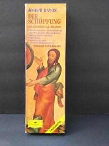 HAYDN Die Schopfung Berliner Philharmoniker ~ Von Karajan Boxed Cassette Set B4 - Picture 1 of 3