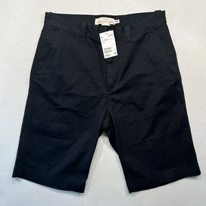 H&M Logg Bermuda Shorts Womens Size 29W Regular Burgundy Mid-Rise 5 Pockets 10” - Picture 1 of 5