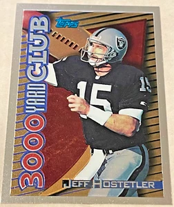 1994 Topps Finest Football 3000 YARD CLUB, Raiders/Giants JEFF HOSTETLER #31/32 - Picture 1 of 2