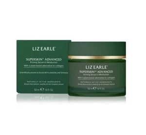LIZ EARLE SUPERSKIN ADVANCED FIRMING SERUM-IN-MOISTURISER 50ML JAR - BOXED - Picture 1 of 5
