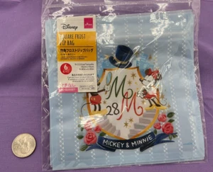 Disney Mickey & Minnie quadratische Frost-Reißverschlusstasche (5,9"" x 5,9"") - 6 Stck. - Bild 1 von 3