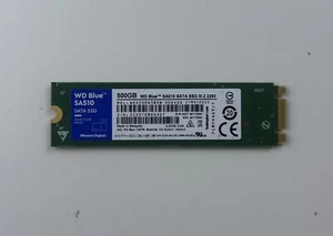Western Digital 500GB WD Blue SA510 SATA SSD M.2 2280 - WDS500G3B0B-00AXS0 - Picture 1 of 2