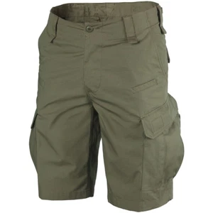 HELIKON ARMY PATROL MENS HUNTING CARGO SHORTS COMBAT CADET OPERATOR OLIVE GREEN - Picture 1 of 6