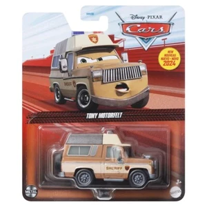 New 2024 Disney Pixar Cars Metal Series Tony Motorfelt Sheriff Pickup Truck - Picture 1 of 3
