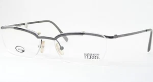Gianfranco Ferre GF11404 Gunmetal UNIQUE RARE EYEGLASSES GLASSES 53-16-135 Italy - Picture 1 of 12