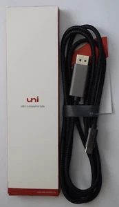 Cavo uni USB-C a DisplayPort 4K 60Hz lungo 6' - adattatore da Android a monitor - NUOVO - Foto 1 di 5