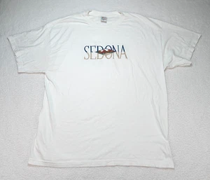 Sedona Arizona Vintage Embroidered White Desert Heat T-Shirt Men's Size 2XL - Picture 1 of 8