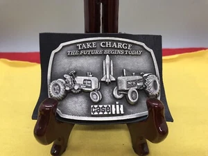 Case IH  Parts Trade Fair 1988 Gift  Edition Ser#1287 Pewter Belt Buckle #23-78 - Picture 1 of 4