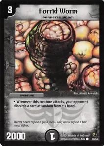2004 Duel Masters Evo Crushinators of Doom #30 Horrid Worm, C LP - Picture 1 of 2