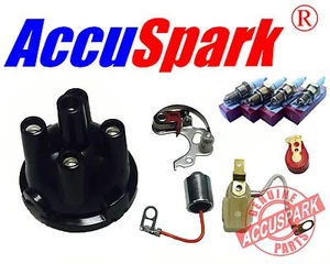 Triumph Herald Points condenser rotor plugs for Lucas Short reach sparkplugs. - Picture 1 of 1