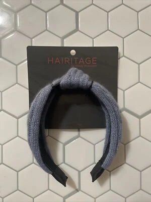 NEW with Tag Hairitage by Mindy McKnight Sweater Headband Slate Blue 1161BT - Image 1 of 2