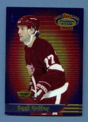 1993-94 Stadium Club Finest Members Only #4 PAUL COFFEY Detroit RED WINGS Mint - Image 1 of 2