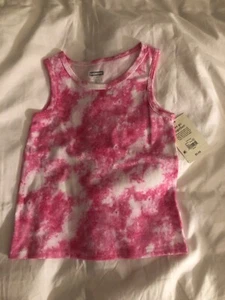 Toddler Girls PINK Tie Dye TANK TOP~sz 3T NEW Sleeveless Shirt Tee T-Shirt - Picture 1 of 1