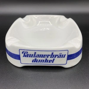 Cenicero vintage Paulanerbraudunkel Muchen Baviera Alemania Oktoberfest - Imagen 1 de 8