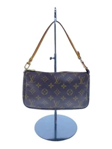 Used Louis Vuitton Monogram Canvas Pochette Accessory in Brown PVC - Picture 1 of 8