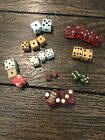 Mixed Lot of Large And Small Dice. Sam’s Town, Green Dice Only 5s. Cool Set