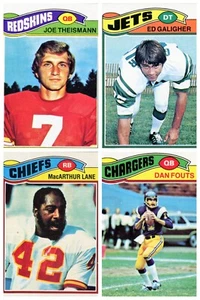 1977 Topps Football Hall of Fame & Stars - Actual Scans of Cards You Pick - Picture 1 of 57
