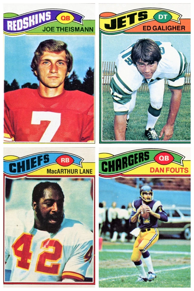 1977 Topps Football Hall of Fame & Stars - Actual Scans of Cards You Pick - Image 1 of 1