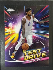 #TD-13 Paul George, Philadelphia 76ers 2024-25 Topps Cromo PRUEBA DE MANEJO Inserto - Imagen 1 de 2