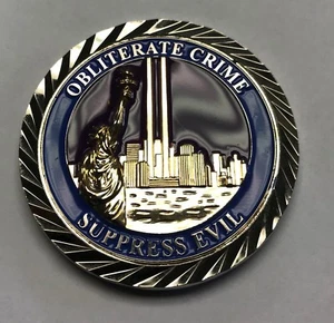 NYDETF NYPD NYSP DEA New York Drug Enforcement Task Force NYC Skyline Münze - Bild 1 von 3