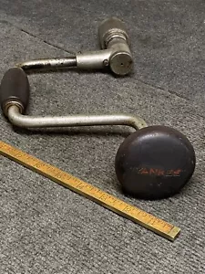 Vintage Pre Stanley Yankee Bell System 10” Ratcheting Brace Hand Drill No. 2101 - Picture 1 of 13