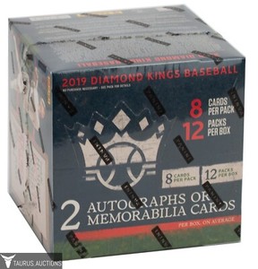 Sealed 2019 Panini Diamond Kings Baseball Card Box - Possible Tucker Burnes AUTO