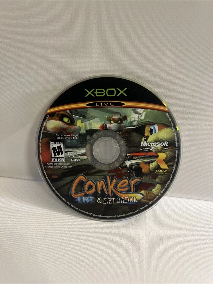 Conker: Live & Reloaded Disc Only w/ Bonus Demo Copy Untested AS IS  - Image 1 of 1