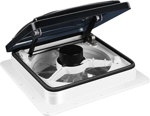 11" RV Roof Vent Fan 6-Speed-Reversible (Smoked 11") - Picture 1 of 6