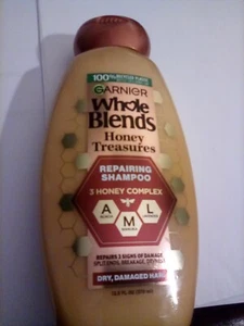 Garnier Whole Blends Repairing Shampoo Honey Treasures 12.5 Oz FREE SHIPPING - Picture 1 of 4