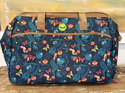 Equipaje de mano de diseñador Lily Bloom 22 pulgadas - Bolso de lona con ruedas perezoso Foto 1 de 4