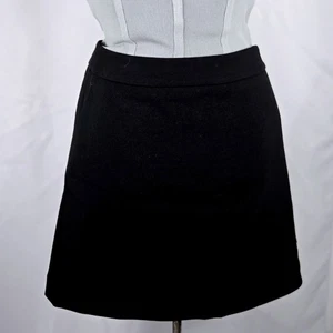 Express Damen Schwarz Minirock Größe 8 Karriere Business Freizeit Neu Neu mit Etikett - Bild 1 von 10