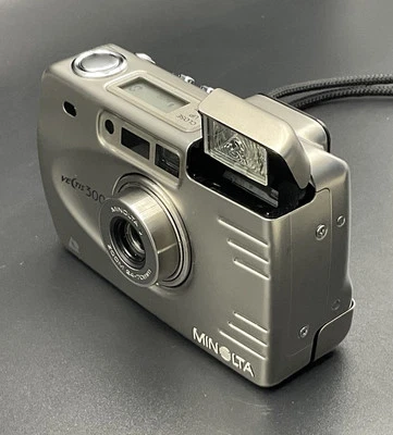 MINOLTA Vectis 300 Fully Automatic 24-70mm Silver APS Camera - Tested & Working - Image 1 of 4