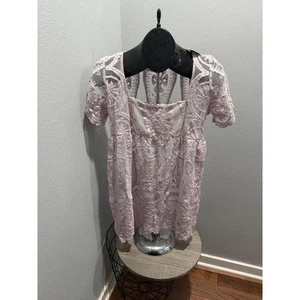 Neu mit Etikett neu Free People Lagenlook Kleid Damen Small helllila lavendel - Bild 1 von 4