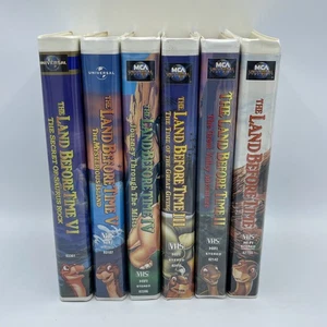 The Land Before Time 1-6 VHS Bundle Collection, Rare Nostalgic Set - Bild 1 von 11