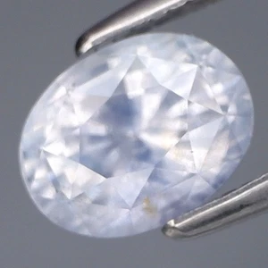 1.57Ct.Heated Only! Platinum Blue Sapphire Ceylon, Srilanka Good Luster! - Picture 1 of 4