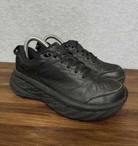 Scarpe Hoka One One Bondi 8 donna taglia 7,5 nere sneakers da corsa antiscivolo - Foto 1 di 11
