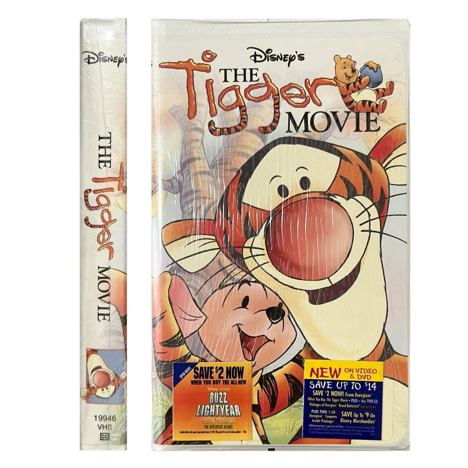 The Tigger Movie (VHS, 2000) Walt Disney Home Video - NEW SEALED - Image 1 of 4