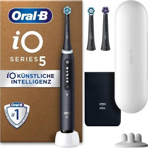 Oral-B iO Series 5 Plus Edition Elektrische Zahnbürste/ 5 Putzmodi & 3 Bürsten - Bild 1 von 8