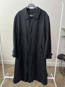 Abrigo de lana Ziller Loden vintage gris oscuro abrigo tradicional austriaco - Imagen 1 de 10