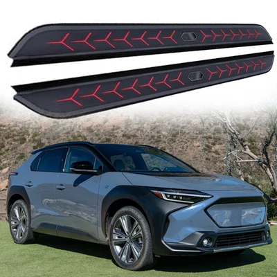 2 piezas pedales de peldaño lateral para estribo barra Nerf aptos para Subaru Solterra 2023-2026 Foto 1 de 4