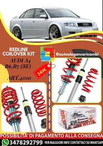 🎀Art.4010 Redline Sport Gewindefahrwerk Kit passend für Audi A4 B6,B7 (8e) Avant 🎀 - Bild 1 von 7