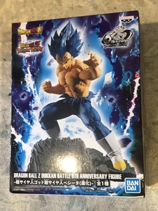 Dragonball Super Bandai Banpresto Dokkan Battaglia 6° Ann. Figurina - SSG Vegeta - Foto 1 di 4