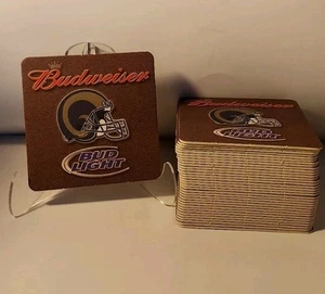 St Louis Rams Bierdeckel ~ Budweiser/Budlight Saison 2002 40 Stück - Bild 1 von 2