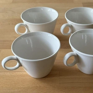 Taza de café Franciscan Whitestone Ware tazas de té para todos los días x4 - Imagen 1 de 6