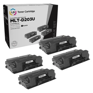 LD 4er-Pack MLT-D203U Schwarzer Toner mit ultrahoher Kapazität für Samsung SL-M4070FR SL-M4020ND - Bild 1 von 9