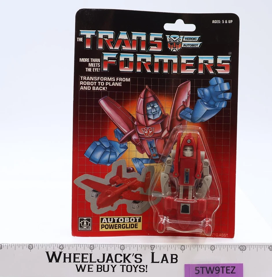 Figura de acción Hasbro G1 Transformers Powerglide 1985 vintage NUEVA SELLADA Foto 1 de 4