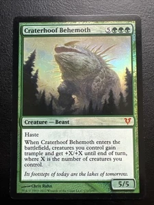 Craterhoof Behemoth Avacyn Restored Foil Near Mint - Picture 1 of 1